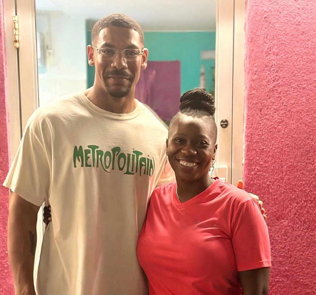 Guests eating together at The Pink Unicorn
